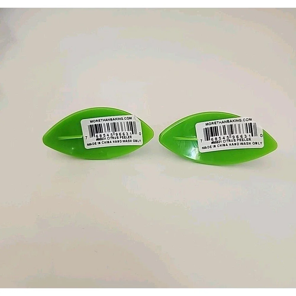 Lot Of 2 Citrus Quick And Easy Citrus Lime Peeler Green New